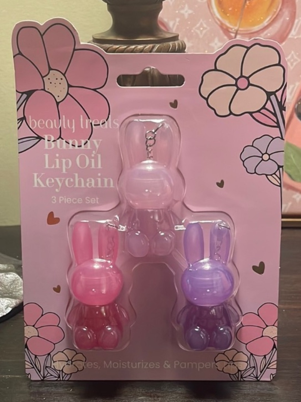 Lip Oil Keychain Set